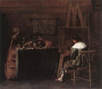 Hendrick Gerritsz Pot : The Painter in his Studio